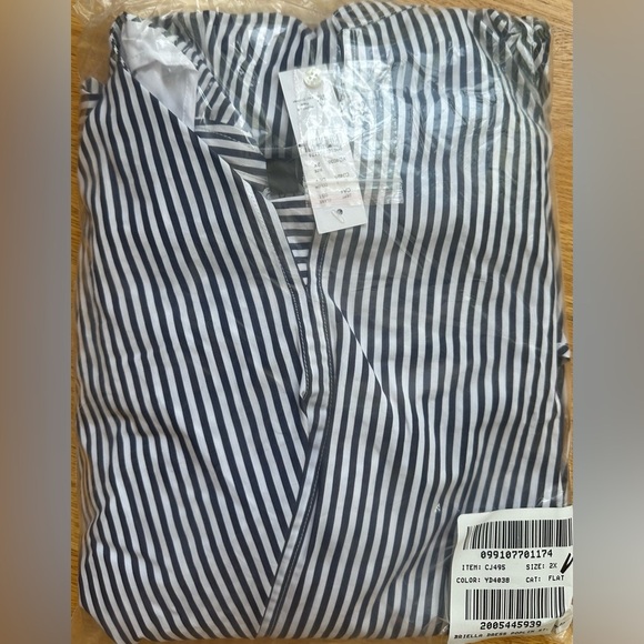 NWT! J.Crew Delilah dress in striped classic cotton poplin.Women’s Size 2X. $148 - Picture 2 of 9